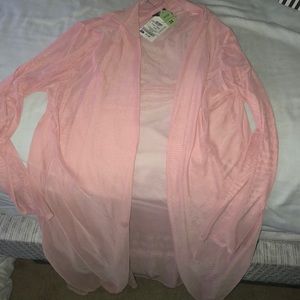 Objex 3x mesh floor length coat new with tags